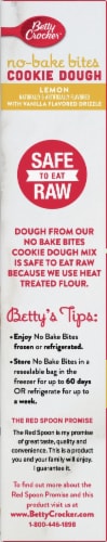 Betty Crocker No-Bake Lemon Cookie Dough Bites Perspective: left