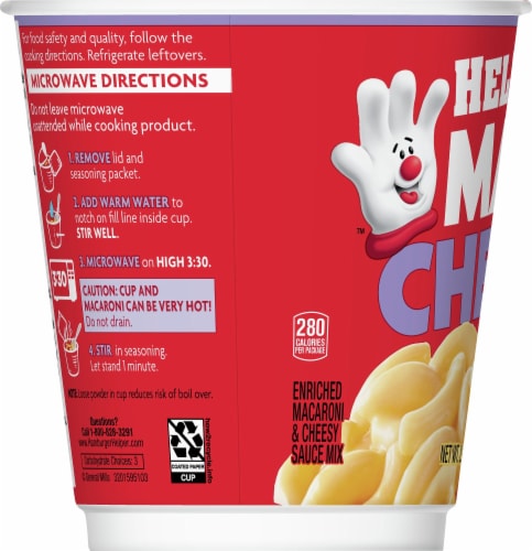 Hamburger Helper™ Bold Three Cheese Mac & Cheese Microwave Cup Perspective: left