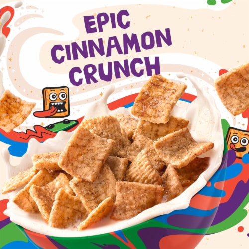Cinnamon Toast Crunch Original Cinnamon Breakfast Cereal Perspective: left
