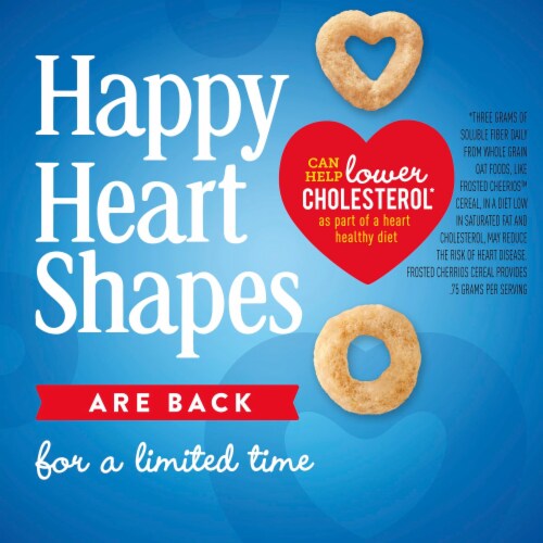 Frosted Cheerios Whole Grain Oat Gluten Free Cereal Perspective: left