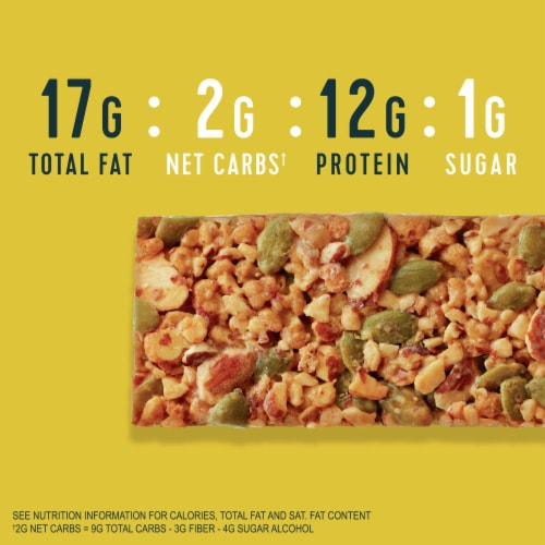Ratio Keto Friendly Lemon Almond Crunchy Bars Perspective: left