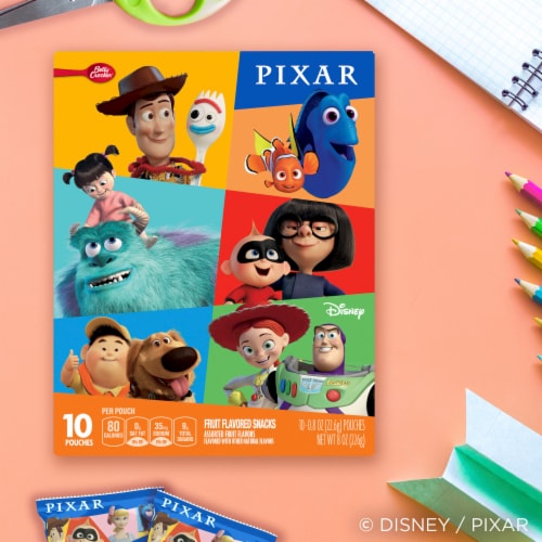 Disney Pixar Gluten Free Fruit Flavored Snacks Perspective: left
