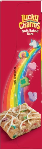 General Mills Lucky Charms Marshmallow Chip Blondie Cereal Bars Perspective: left