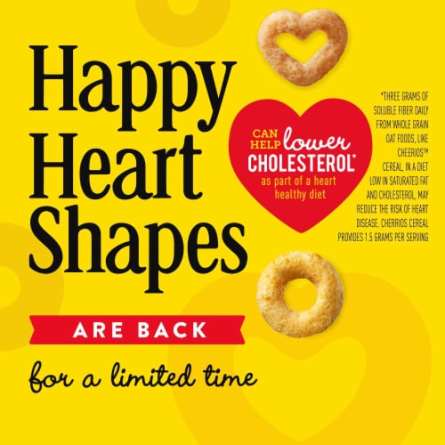 General Mills Cheerios Family Size Cereal Perspective: left