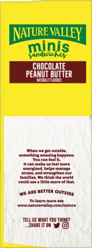 Nature Valley™ Mini Chocolate Peanut Butter Sandwiches Perspective: left