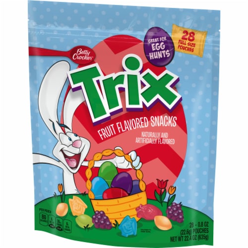 Betty Crocker Trix Fruit Snacks Perspective: left