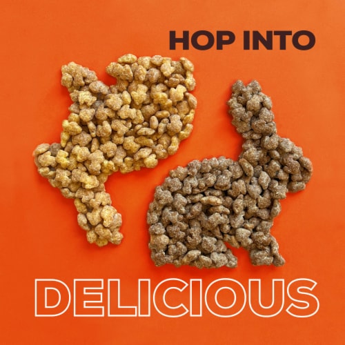 Reese’s Puffs Bunnies Chocolatey Peanut Butter Easter Edition Cereal Perspective: left