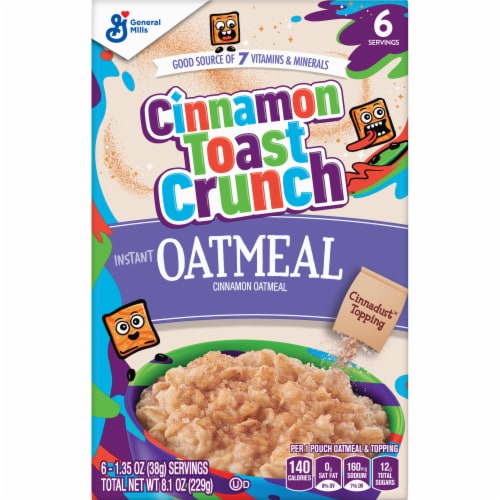 Cinnamon Toast Crunch Oatmeal Perspective: left