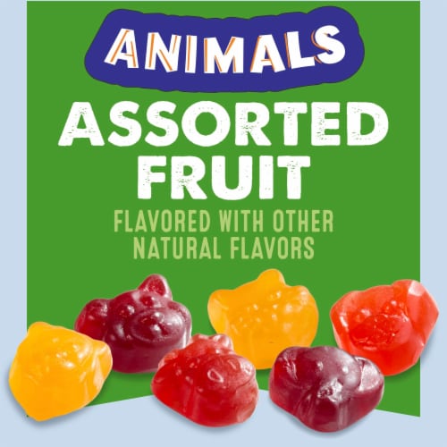 Mott's Animals Fruit Flavored Snacks Easter Basket Stuffers Family Pack Perspective: left