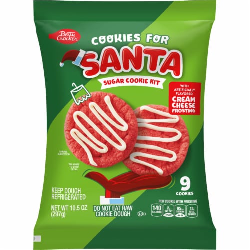 Betty Crocker Ready to Bake Cookies for Santa Perspective: left