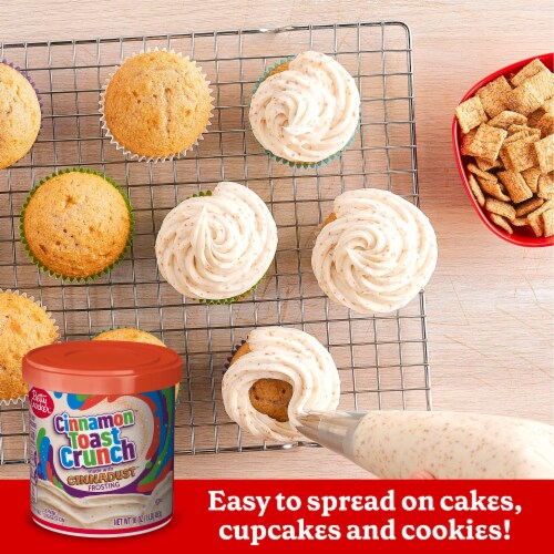 Betty Crocker Gluten Free Cinnamon Toast Crunch Frosting Perspective: left