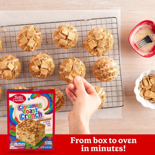 Betty Crocker Cinnamon Toast Crunch Coffee Cake Mix Perspective: left