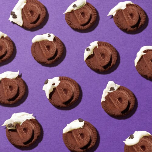 Dunkaroos Chocolate Cookies and Chocolate Chip Frosting Perspective: left