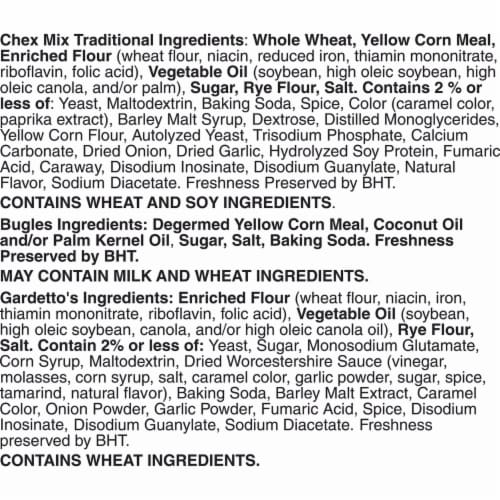 Bugles, ChexMix and Gardetto Variety Pack (40 Count) Perspective: left