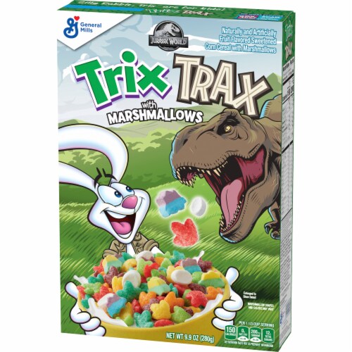 Trix Trax Breakfast Cereal Perspective: left