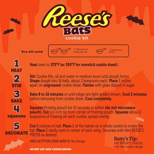 Betty Crocker™ Reese's Bats Peanut Butter Cookie Kit Perspective: left