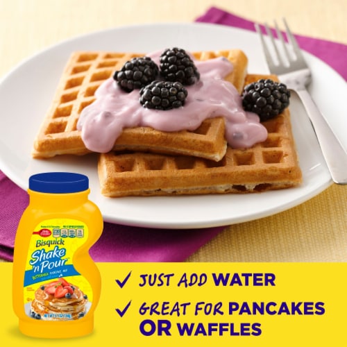 Betty Crocker Bisquick Shake 'n Pour Buttermilk Pancake Mix Perspective: left