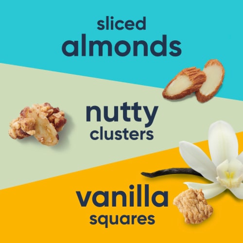Ratio Trio Keto Friendly Vanilla Almond Crunch Cereal Perspective: left