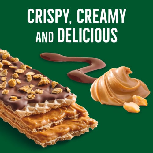 Nature Valley Peanut Butter Chocolate Wafer Bars Perspective: left