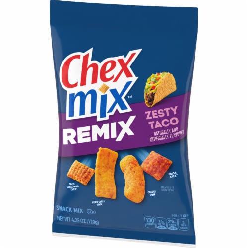Chex Mix Remix Zesty Taco Snack Mix Perspective: left