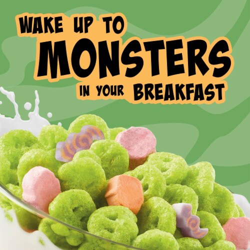 Carmella Creeper with Monster Marshmallows Halloween Kids Cereal Perspective: left