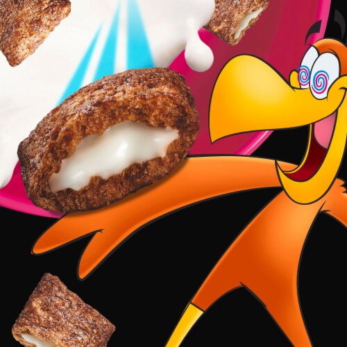 Cocoa Puffs Loaded Crispy Crème Filled Breakfast Cereal Perspective: left