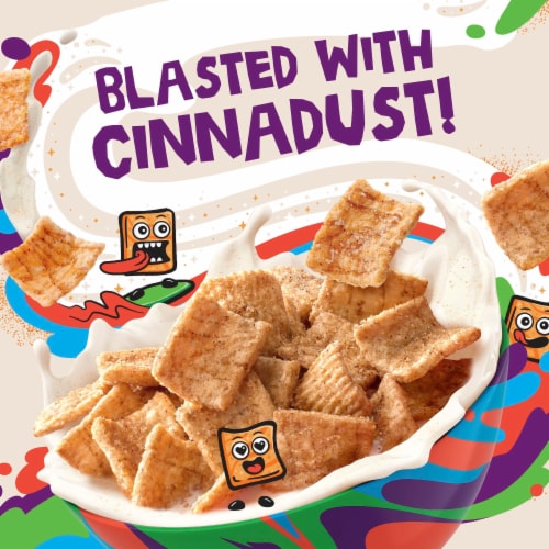 Cinnamon Toast Crunch Go Packs Breakfast Cereal Perspective: left