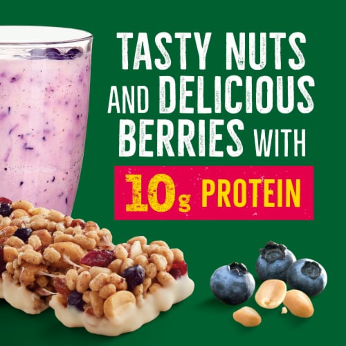 Nature Valley Protein Smoothie Berry Blend Snack Bars Perspective: left