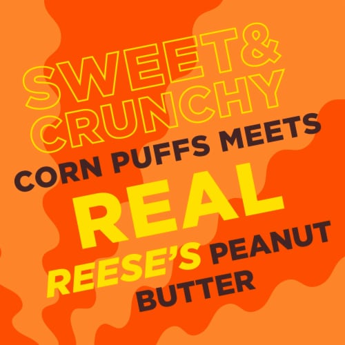 General Mills REESE'S PUFFS Peanut Butter Lovers Cereal Perspective: left
