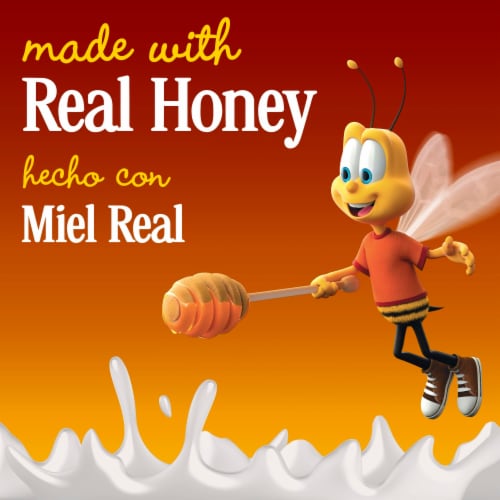 Honey Nut Cheerios Minis Breakfast Cereal Perspective: left