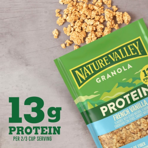 Nature Valley Protein French Vanilla Granola Perspective: left