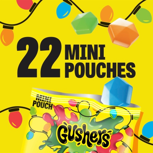 Gushers Holiday Edition Tropical Fruit Flavored Snacks Perspective: left