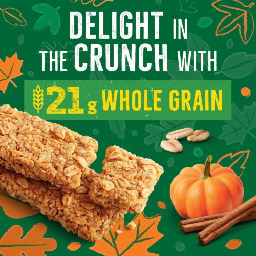 Nature Valley Pumpkin Spice Crunchy Granola Bars Perspective: left