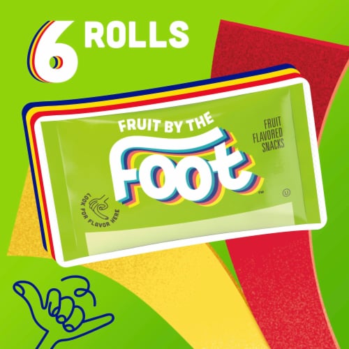 Fruit By The Foot Splitz Fruit Flavored Snacks Watermelon and Lemonade Perspective: left