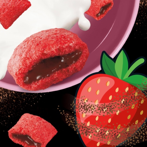 General Mills Chocolate Strawberry Loaded Cereal Perspective: left