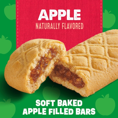 Mott's Apple Flavor Soft Baked Apple Filled Bars Perspective: left