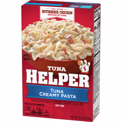 Betty Crocker Tuna Helper Creamy Pasta Perspective: left