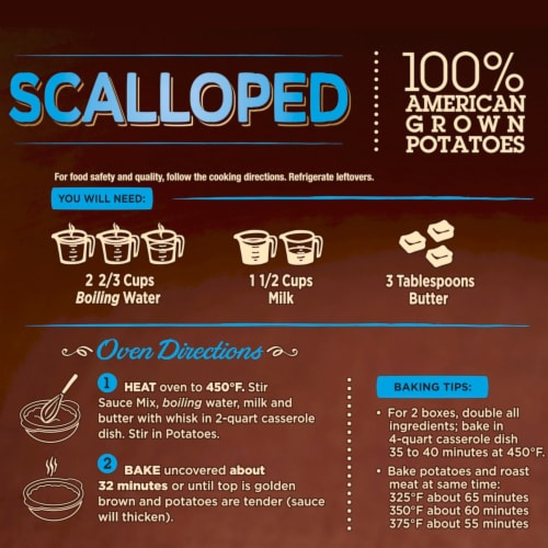 Betty Crocker™ Scalloped Potatoes Value Size Perspective: left