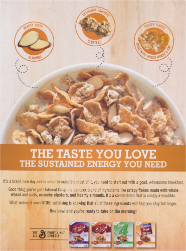 General Mills Oatmeal Crisp™ Crunchy Almond Cereal Perspective: left