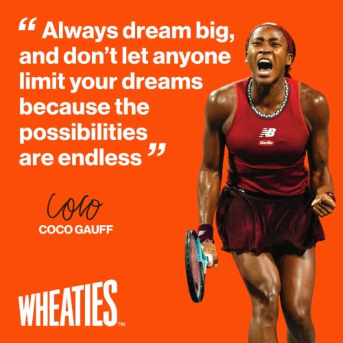 General Mills Wheaties Cereal Perspective: left