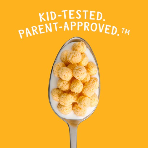 General Mills Kix Crispy Corn Puffs Cereal Perspective: left