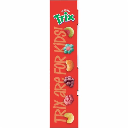 Trix Fruit Flavored Cereal Perspective: left