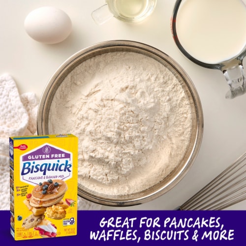 Betty Crocker Bisquick, Gluten Free Pancake and Baking Mix Perspective: left