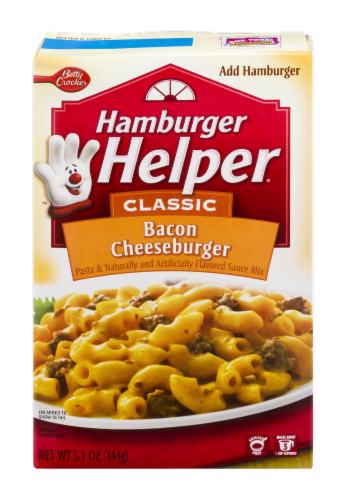 Hamburger Helper Classic Bacon Cheeseburger Perspective: left