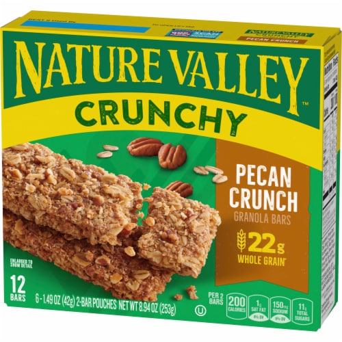 Nature Valley™ Crunchy Pecan Crunch Granola Bars Perspective: left