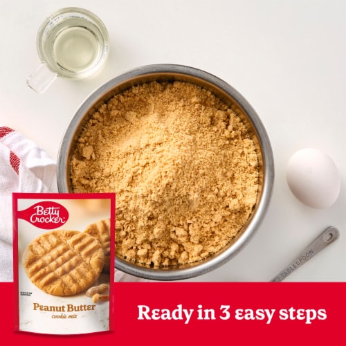 Betty Crocker Peanut Butter Cookie Mix Perspective: left