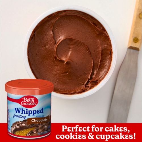 Betty Crocker™ Gluten Free Whipped Chocolate Frosting Perspective: left