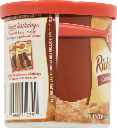 Betty Crocker Coconut Pecan Frosting Perspective: left