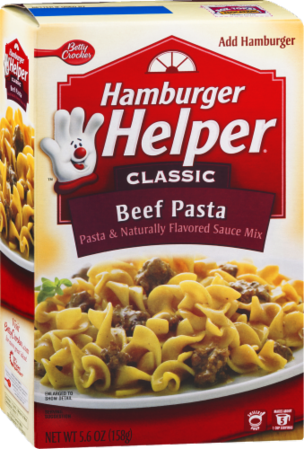 Hamburger Helper Beef Pasta Perspective: left