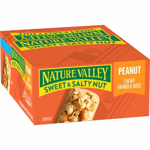 Nature Valley™ Sweet & Salty Nut Peanut Granola Bars Perspective: left